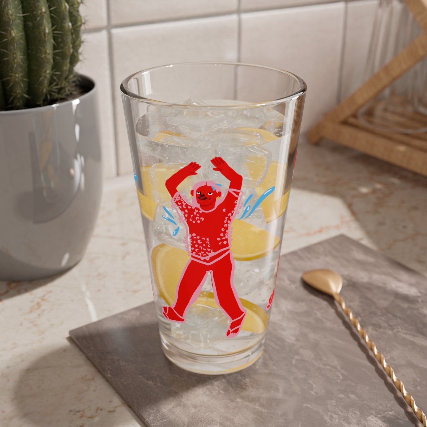 Sweaty Pint Glass, 16oz